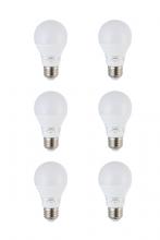  A19LED803-6PK - LED A19 Light Bulb 10 Watts 800 Lumens 2700k Non-dimmable