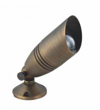 C029L - Spot Light D3in H8.5in Antique Brass Includes Stake Mr16 Halogen 20w(Light Source Not Included)