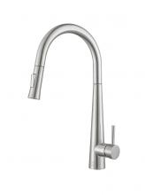  FAK-301BNK - Lucas Single Handle Pull Down Sprayer Kitchen Faucet in Brushed Nickel