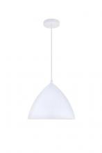  LD2410WH - Kenneth 1 Light White Pendant