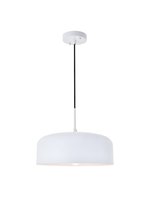  LD4072D14WH - Etude 1 light White Pendant