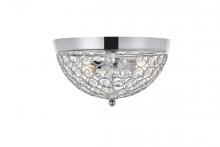  LD5012F10C - Taye 2 Light Chrome Flush Mount