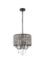  LD713D14BK - Elise 14 Inch Pendant in Black