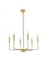  LD740D26BRA - Willa 26 Inch Pendant Light in Brass