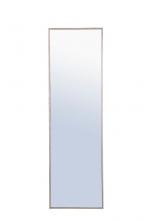  MR4083S - Metal Frame Rectangle Mirror 18 Inch Silver