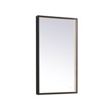  MRE6045BK - Pier 45 Inch LED Mirror with Adjustable Color Temperature 3000k/4200k/6400k in Black