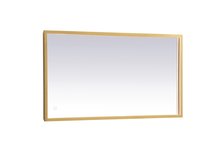  MRE61836BR - Pier 18x36 Inch LED Mirror with Adjustable Color Temperature 3000k/4200k/6400k in Brass