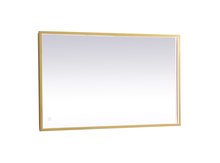  MRE62430BR - Pier 24x30 Inch LED Mirror with Adjustable Color Temperature 3000k/4200k/6400k in Brass