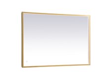  MRE62730BR - Pier 27x30 Inch LED Mirror with Adjustable Color Temperature 3000k/4200k/6400k in Brass