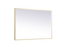  MRE64260BR - Pier 42x60 Inch LED Mirror with Adjustable Color Temperature 3000k/4200k/6400k in Brass