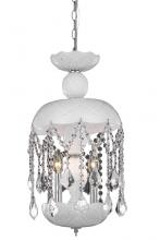 Elegant V7803D11WH/RC - Rococo Hang D11"H20.5"L3 WH RC