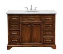  VF15048TK - 48 In. Single Bathroom Vanity Set in Teak