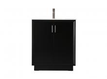  VF19630BK - 30 Inch Single Bathroom Vanity in Black