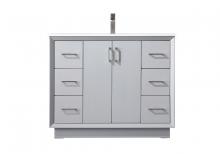  VF19642GR - 42 Inch Single Bathroom Vanity in Grey