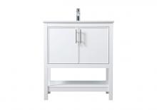  VF26630WH - 30 Inch Single Bathroom Vanity in White