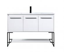  VF42048WH - 48 Inch Single Bathroom Vanity in White