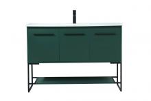  VF42548MGN - 48 Inch Single Bathroom Vanity in Green