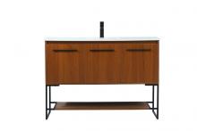  VF42548MTK - 48 Inch Single Bathroom Vanity in Teak