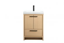  VF46024MMP - 24 Inch Single Bathroom Vanity in Maple