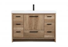  VF46048NT - 48 Inch Single Bathroom Vanity in Natural Oak