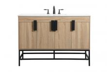  VF48848MW - 48 Inch Single Bathroom Vanity in Mango Wood