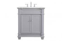  VF50030GR - 30 Inch Single Bathroom Vanity Set in Grey