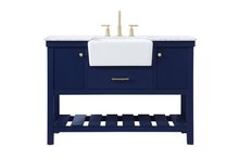  VF60148BL - 48 Inch Single Bathroom Vanity in Blue