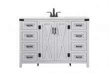  VF90248GR - 48 Inch Single Bathroom Vanity in Grey