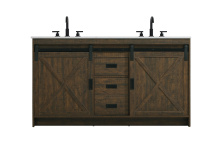 Elegant VF90560DEX - Vanity Cabinet 2Dr 2Dw 60''x34''x22'' Expresso