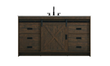 Elegant VF90560EX - Vanity Cabinet 1Dr 4Dw 60''x34''x22'' Expresso
