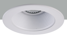 Elegant R4-493MW - 4" Matte White Trim Matte White baffle 50W MR16