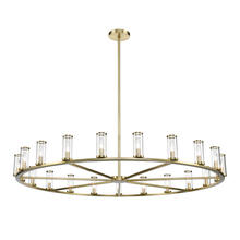 Alora Lighting CH309021NBCG - CHANDELIER 21 LIGHT NATURAL BRASS CLEAR GLASS