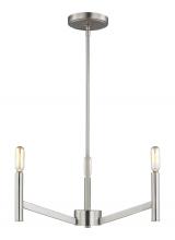 Visual Comfort & Co. Studio Collection 3124303EN-962 - Vector Three Light Chandelier