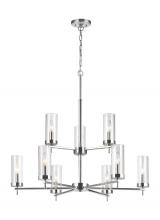  3190309EN-05 - Zire Nine Light Chandelier