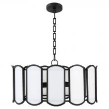 Quorum 824-5-59 - Belleview 5 Light  Pendant, Matte Black