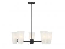  M100130MBK - 5-Light Chandelier in Matte Black