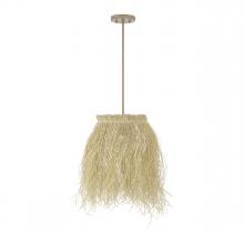  M7033NR - 1-Light Pendant in Natural Rattan