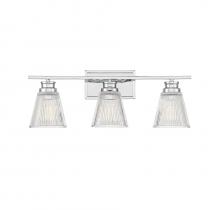  M80041CH - 3-Light Bathroom Vanity Light in Chrome