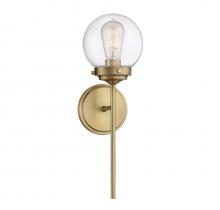  M90025NB - 1-Light Wall Sconce in Natural Brass