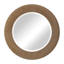  09387 - Uttermost Aziza Gold Round Mirror