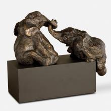  19473 - Uttermost Playful Pachyderms Bronze Figurines