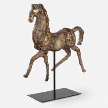  17585 - Uttermost Caballo Dorado Horse Sculpture