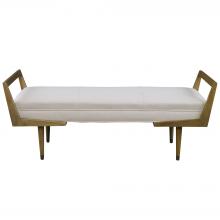  23592 - Waylon Modern Ivory Bench