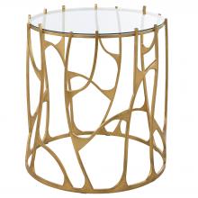  22894 - Ritual Round Gold Side Table