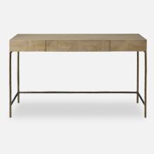  24424 - Aristotle Natuiral Wood Modern Desk