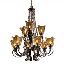  21005 - Vetraio 9Lt Oil Rubbed Bronze Chandelier