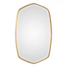  09382 - Duronia Antiqued Gold Mirror