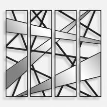  04332 - Looking Glass Mirrored Wall Decor, Set/4