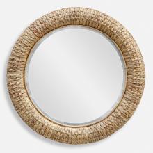  08179 - Twisted Seagrass Round Mirror