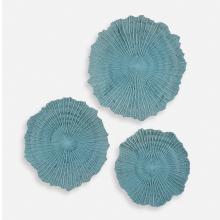  04378 - Uttermost Ocean Gems Blue Wall Decor Set/3